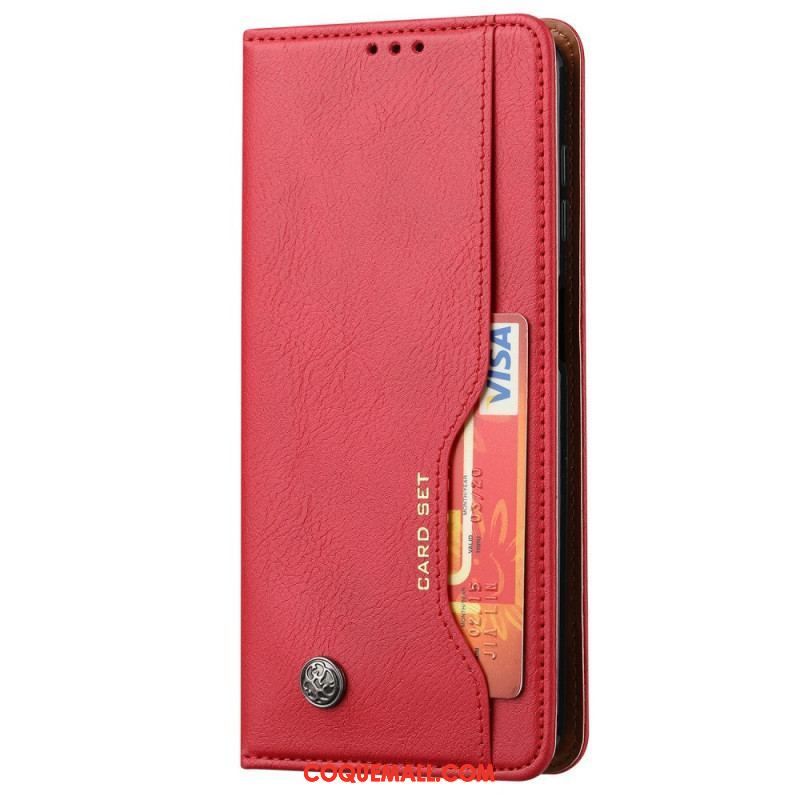 Flip Cover Samsung Galaxy A14 5G Simili Cuir Porte-Cartes