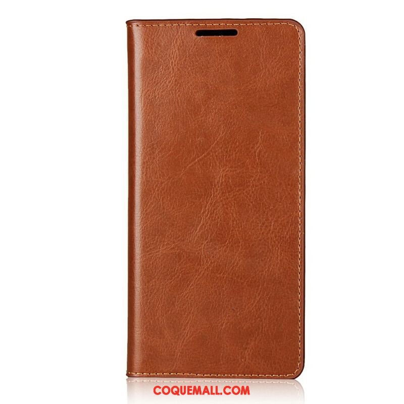 Flip Cover Samsung Galaxy A51 5G Cuir Véritable