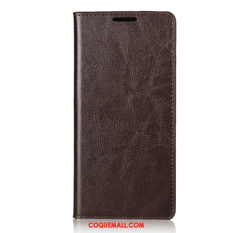 Flip Cover Samsung Galaxy A51 5G Cuir Véritable