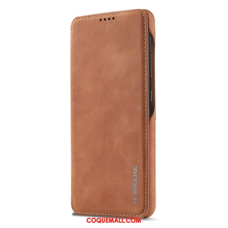 Flip Cover Samsung Galaxy A53 5G LC.IMEEKE Effet Cuir