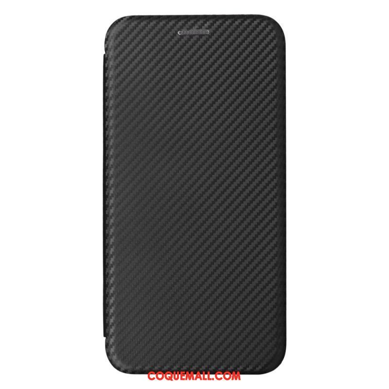 Flip Cover Samsung Galaxy A54 5G Fibre Carbone Colorée