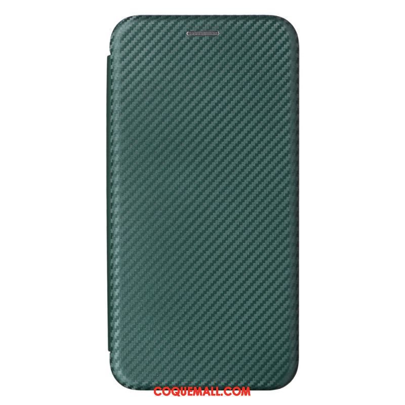 Flip Cover Samsung Galaxy A54 5G Fibre Carbone Colorée