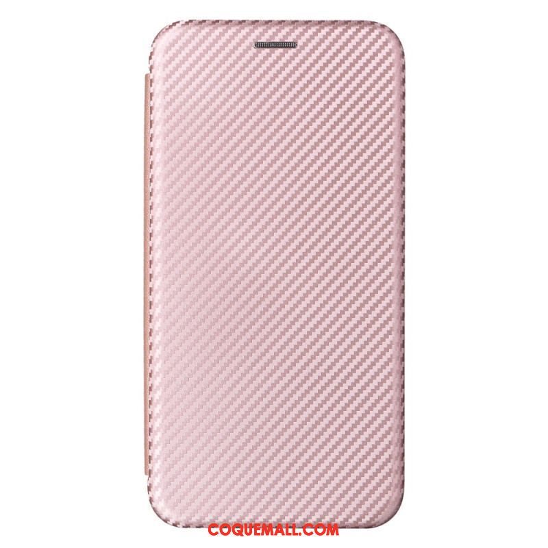 Flip Cover Samsung Galaxy A54 5G Fibre Carbone Colorée