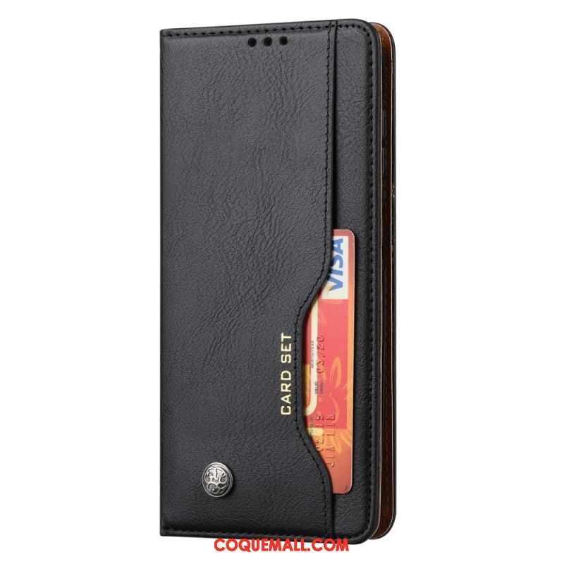 Flip Cover Samsung Galaxy A54 5G Simili Cuir Porte-Cartes