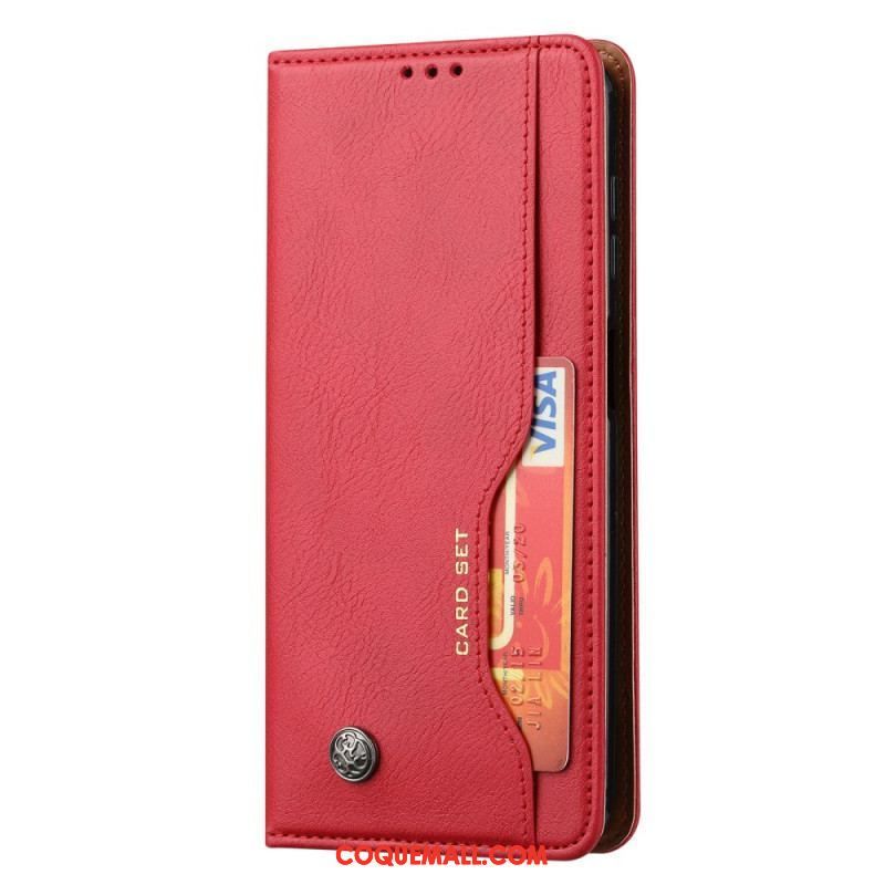 Flip Cover Samsung Galaxy A54 5G Simili Cuir Porte-Cartes