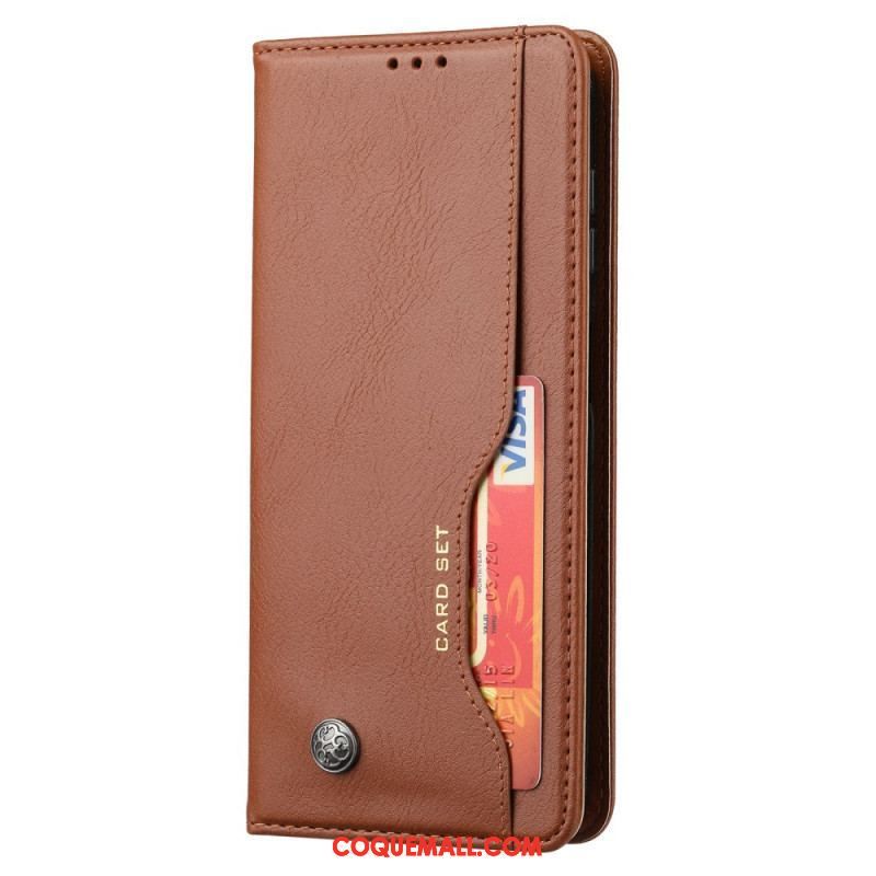 Flip Cover Samsung Galaxy A54 5G Simili Cuir Porte-Cartes