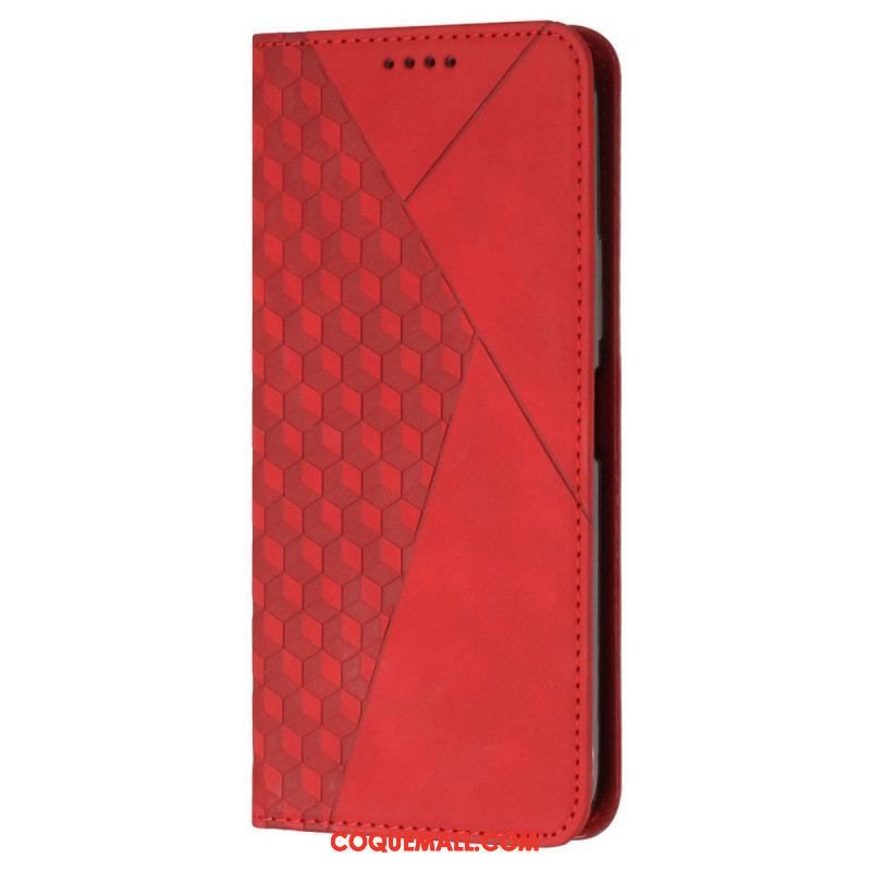 Flip Cover Samsung Galaxy A54 5G Style Cuir Motif 3D