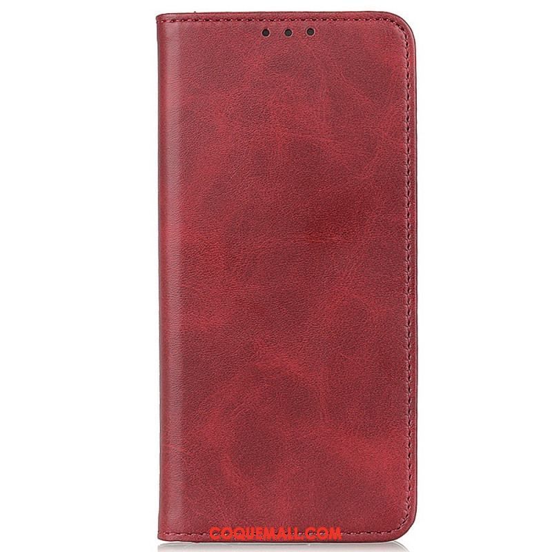 Flip Cover Samsung Galaxy M13 5G Cuir Fendu