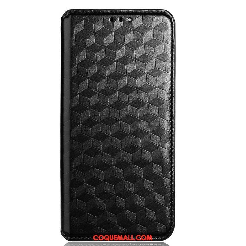 Flip Cover Samsung Galaxy M13 Cubes 3D