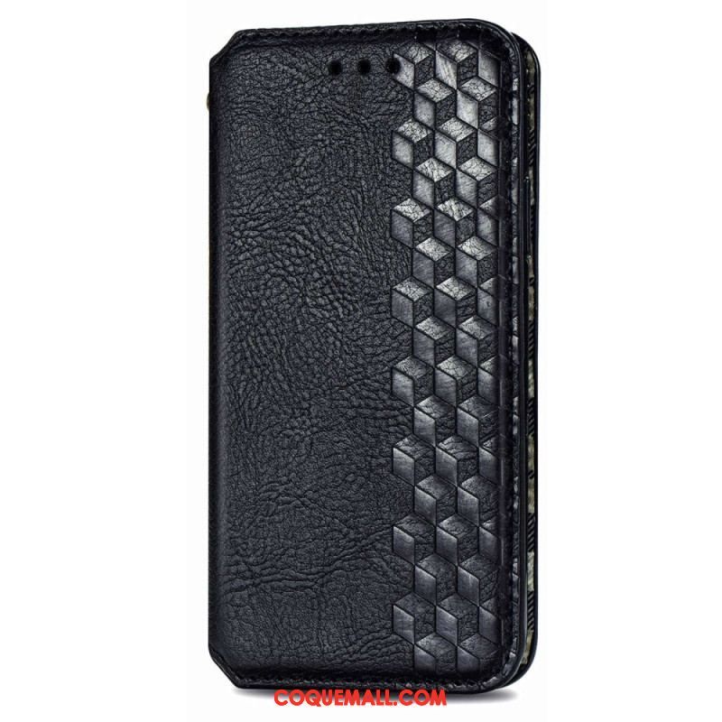 Flip Cover Samsung Galaxy M13 Effet Cuir Motif