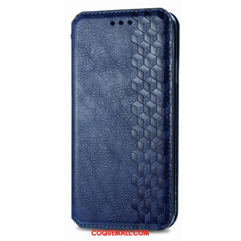 Flip Cover Samsung Galaxy M13 Effet Cuir Motif