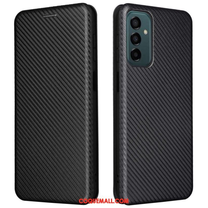 Flip Cover Samsung Galaxy M23 5G Fibre Carbone