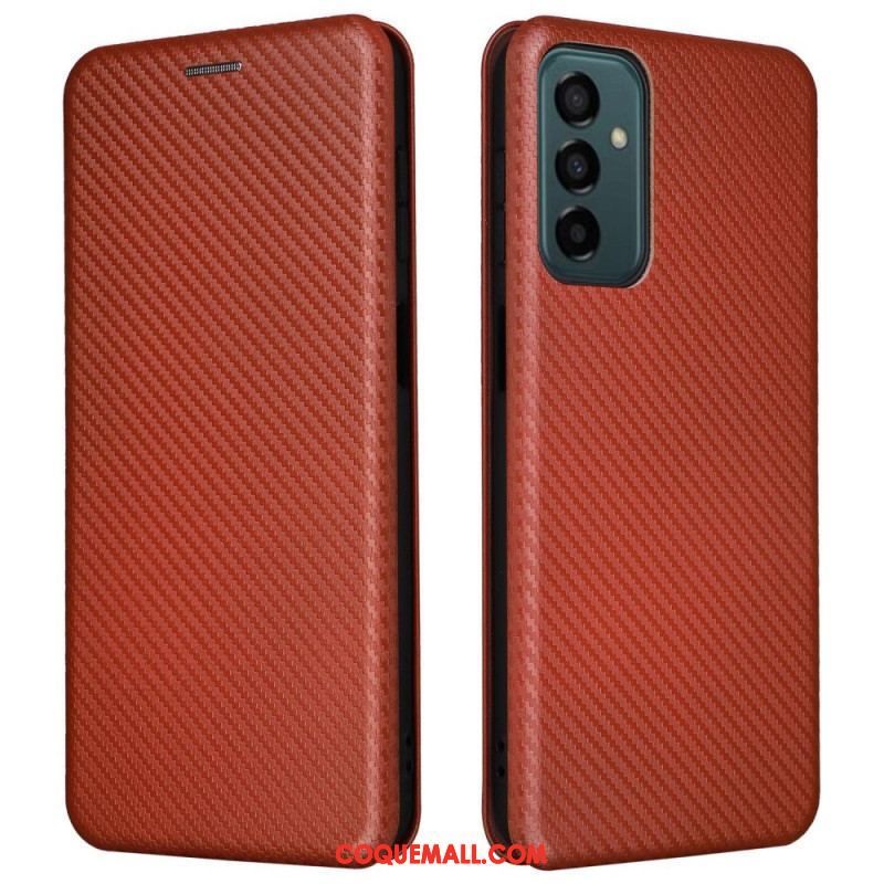 Flip Cover Samsung Galaxy M23 5G Fibre Carbone