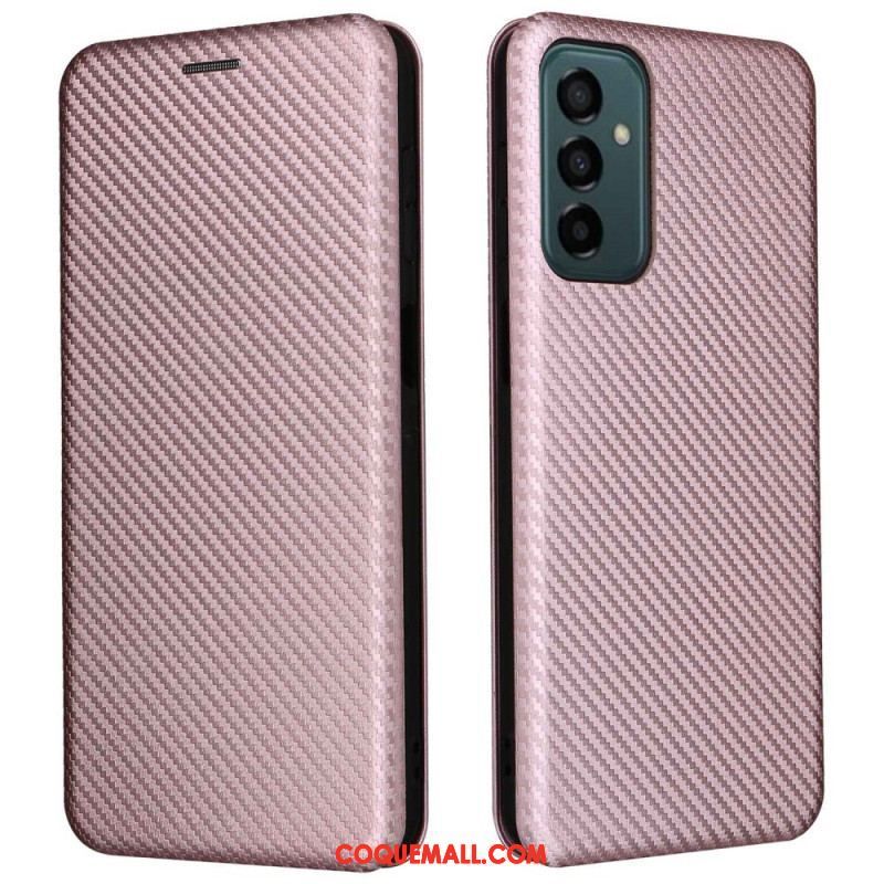 Flip Cover Samsung Galaxy M23 5G Fibre Carbone