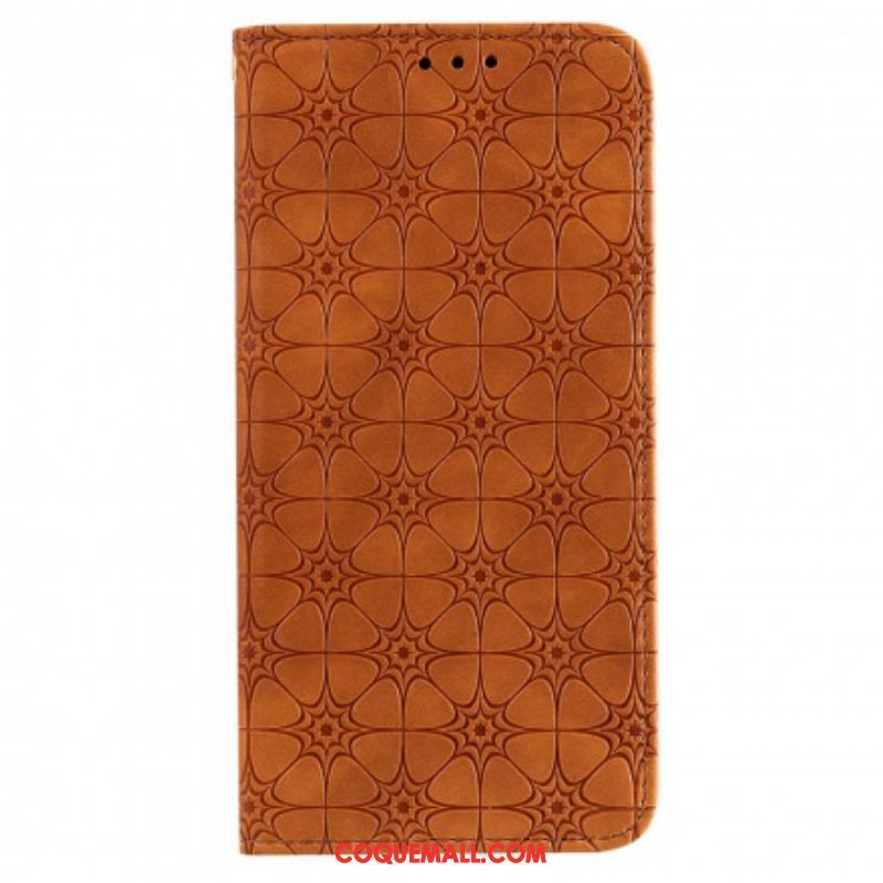 Flip Cover Samsung Galaxy M31 Fleurs Baroques