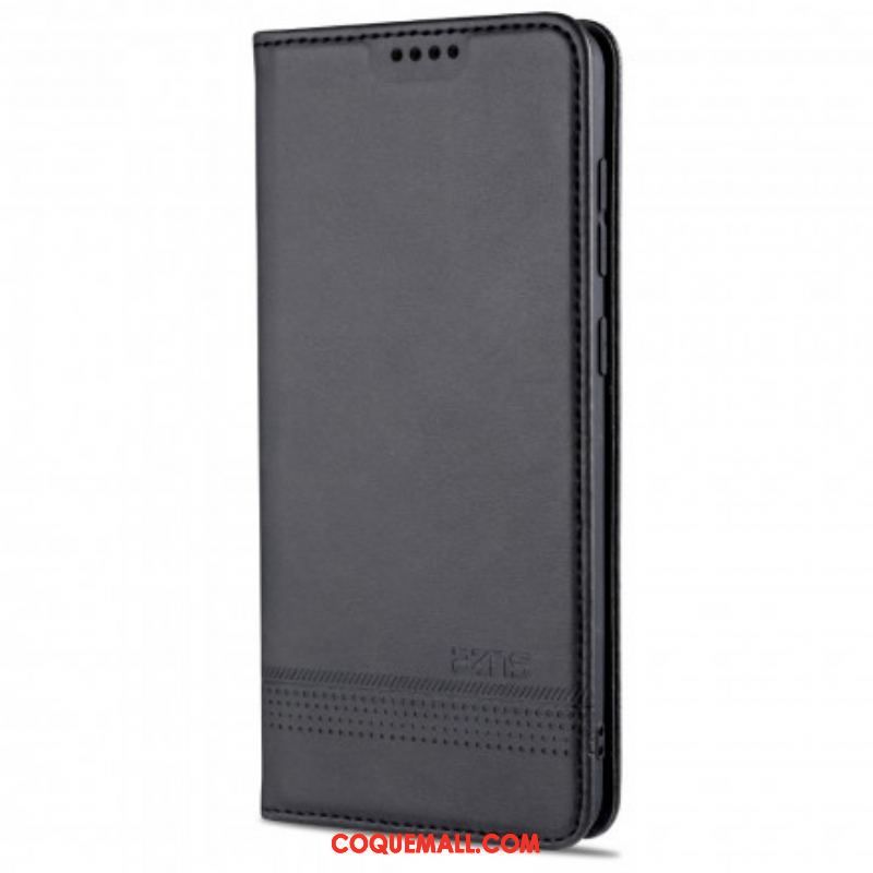 Flip Cover Samsung Galaxy M31 Style Cuir AZNS