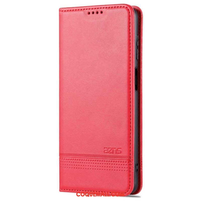 Flip Cover Samsung Galaxy M52 5G AZNS Effet Cuir