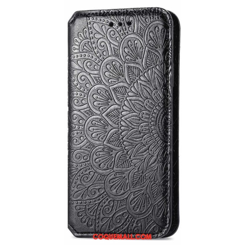 Flip Cover Samsung Galaxy M52 5G Simili Cuir Antiquaire