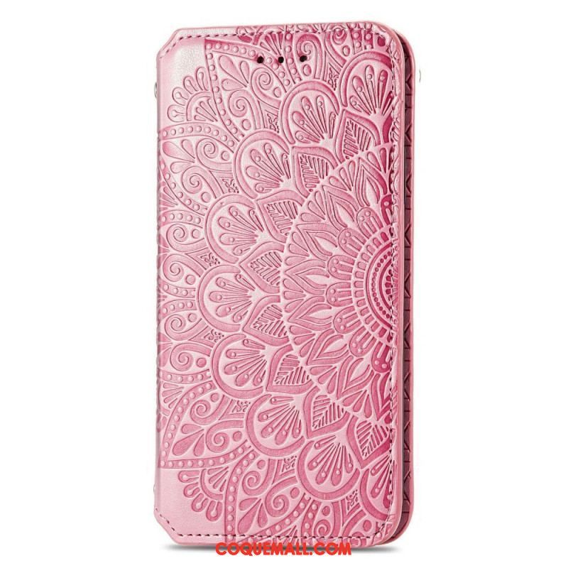 Flip Cover Samsung Galaxy M52 5G Simili Cuir Antiquaire