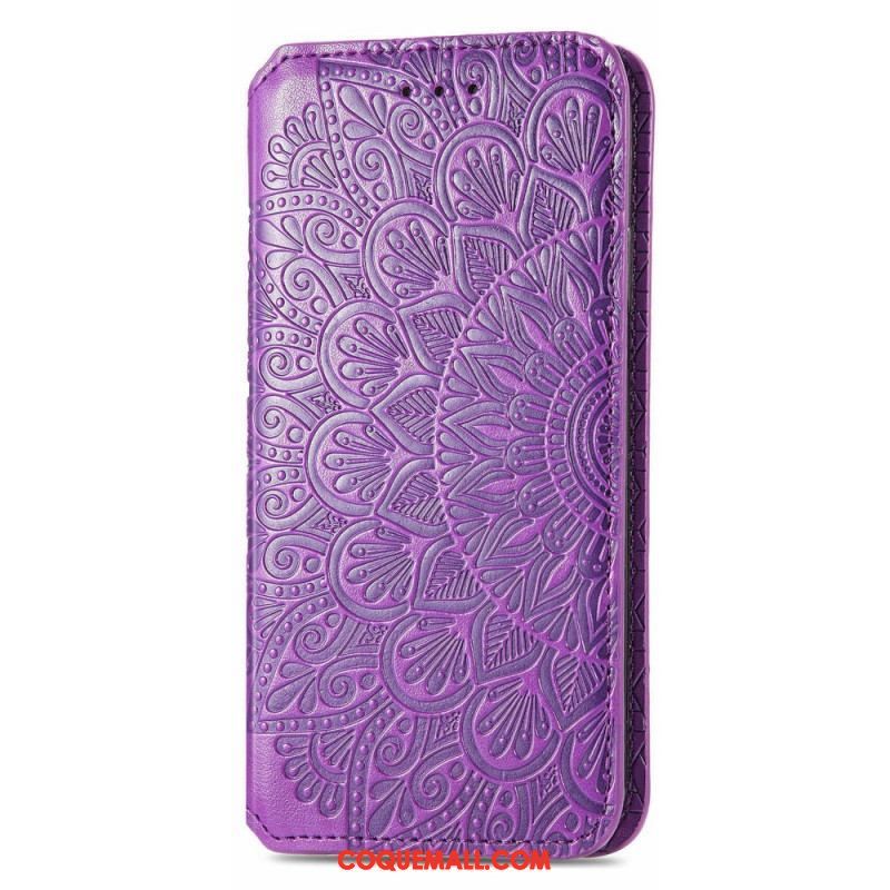 Flip Cover Samsung Galaxy M52 5G Simili Cuir Antiquaire