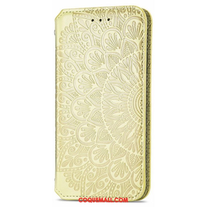 Flip Cover Samsung Galaxy M52 5G Simili Cuir Antiquaire