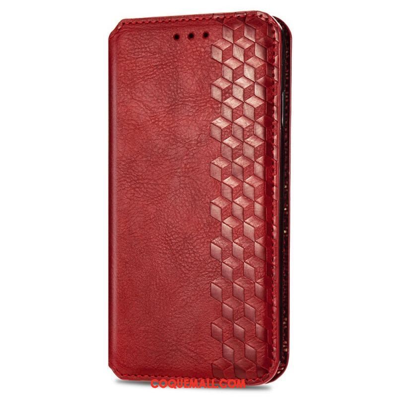 Flip Cover Samsung Galaxy M53 Effet Cuir Motif