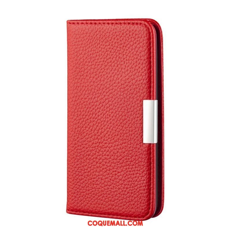 Flip Cover Samsung Galaxy Note 20 Simili Cuir Litchi Ultra Chic