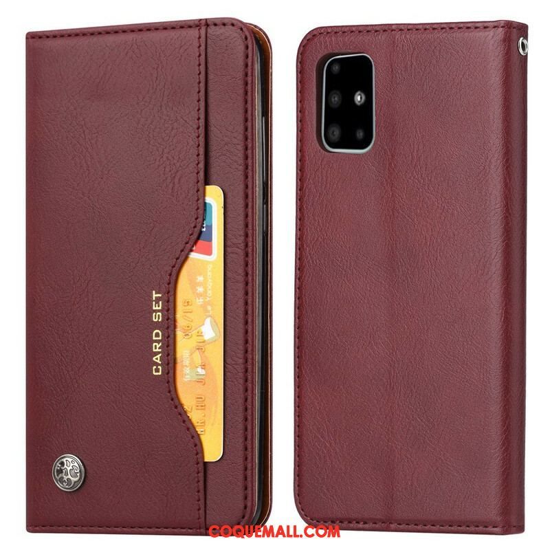 Flip Cover Samsung Galaxy S20 FE Simili Cuir Porte-Cartes