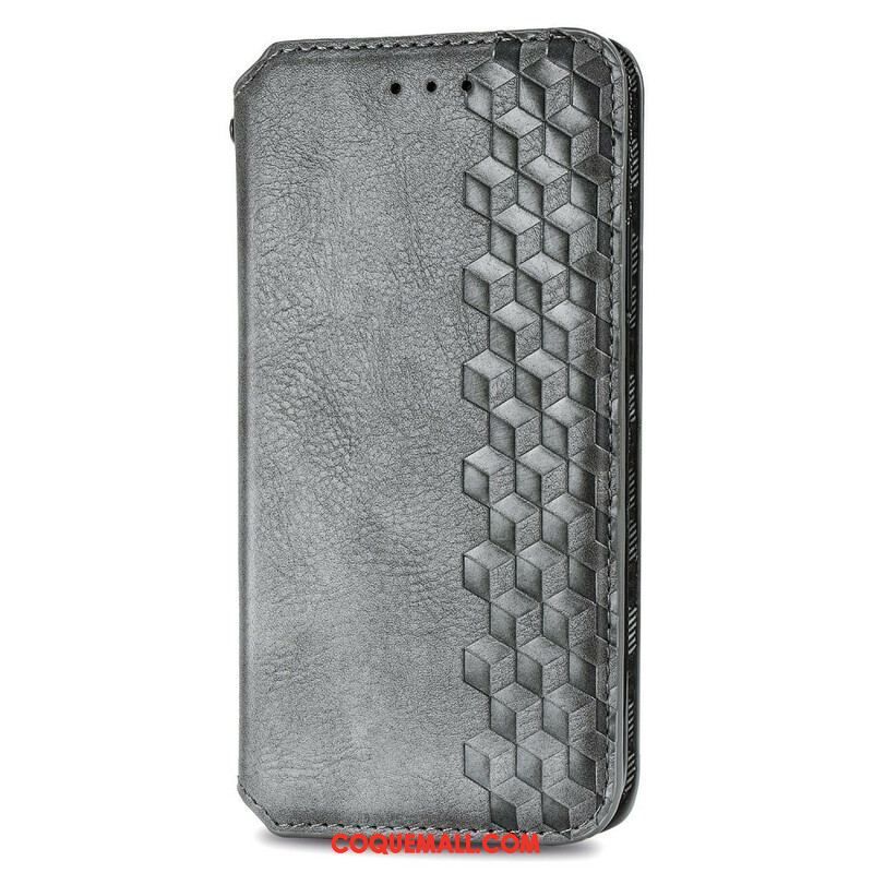 Flip Cover Samsung Galaxy S20 FE Simili Cuir Texture Diamant