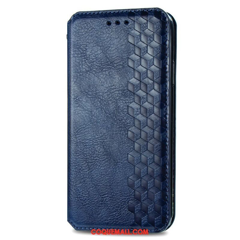 Flip Cover Samsung Galaxy S20 FE Simili Cuir Texture Diamant