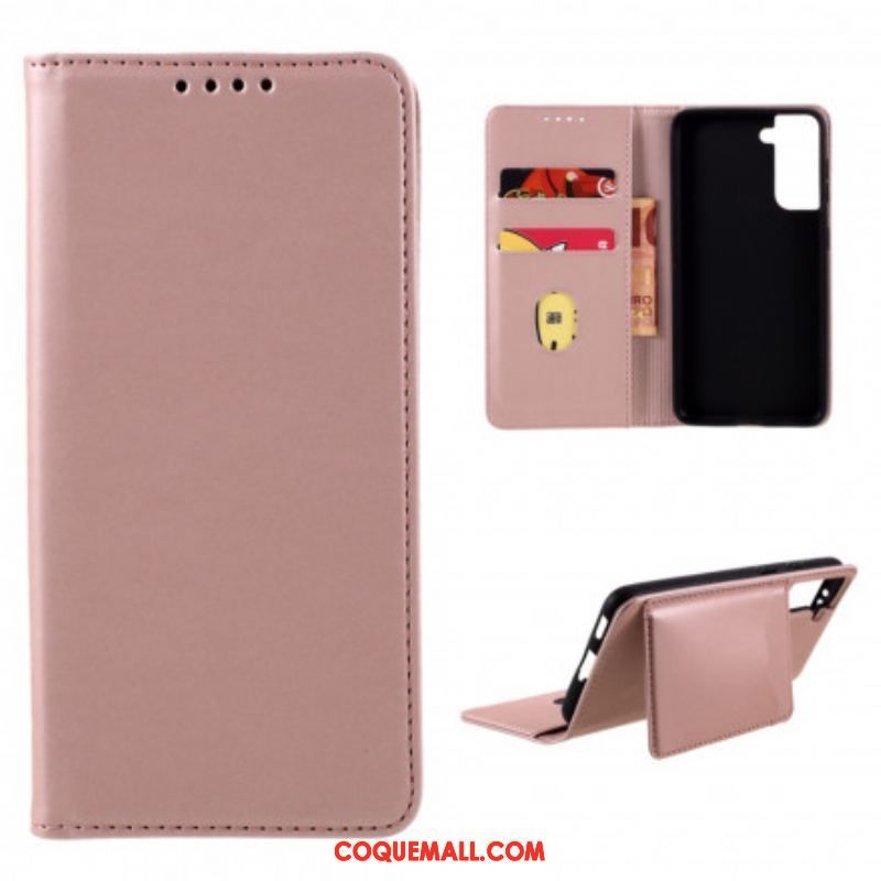 Flip Cover Samsung Galaxy S21 5G Porte-Carte Support