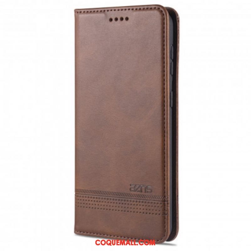 Flip Cover Samsung Galaxy S21 5G Style Cuir AZNS