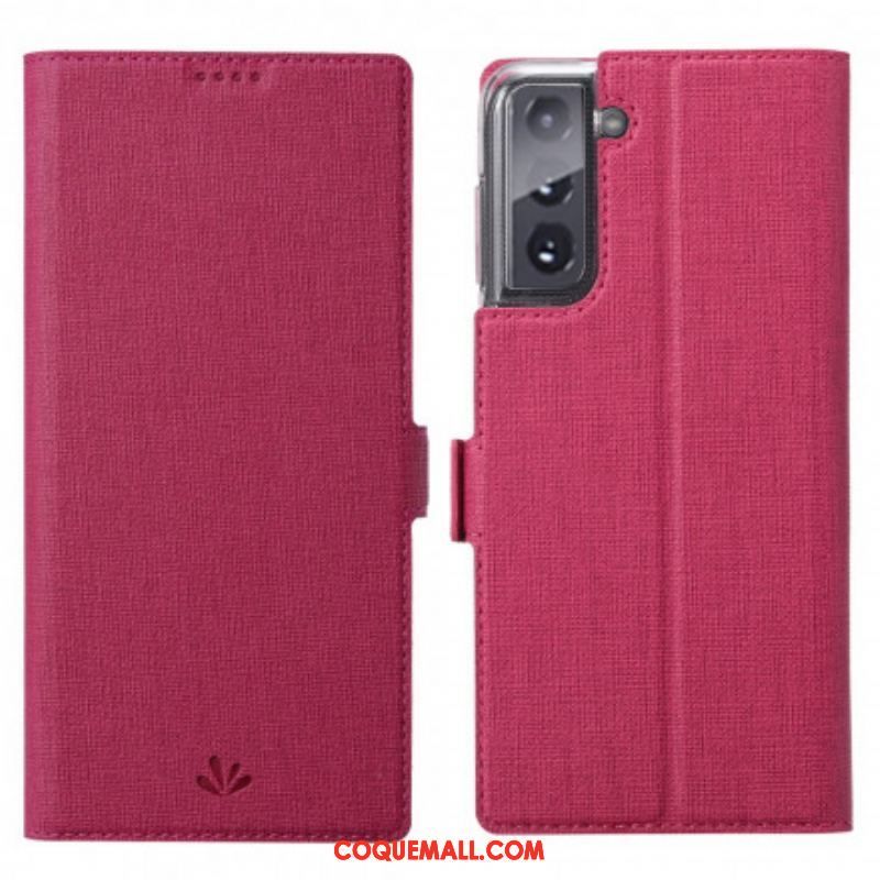 Flip Cover Samsung Galaxy S21 5G Texturée VILI DMX