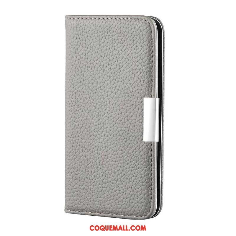 Flip Cover Samsung Galaxy S21 FE Simili Cuir Litchi Ultra Chic