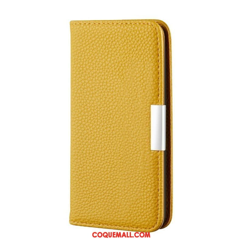 Flip Cover Samsung Galaxy S21 FE Simili Cuir Litchi Ultra Chic