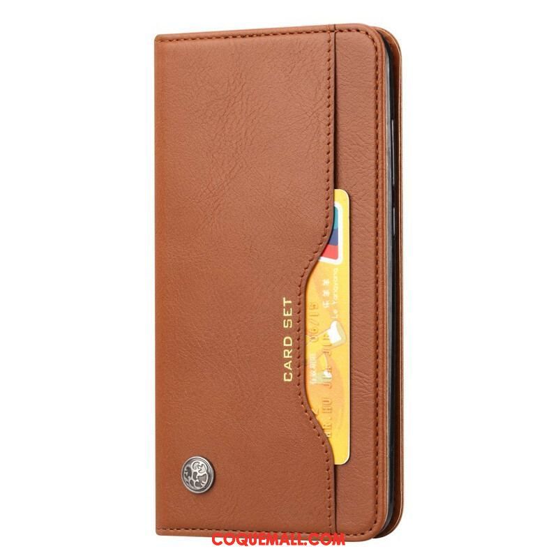 Flip Cover Samsung Galaxy S21 FE Simili Cuir Porte-Cartes