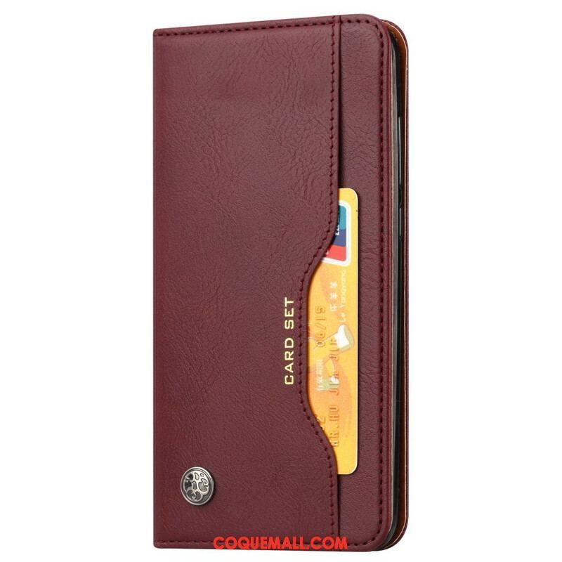 Flip Cover Samsung Galaxy S21 FE Simili Cuir Porte-Cartes