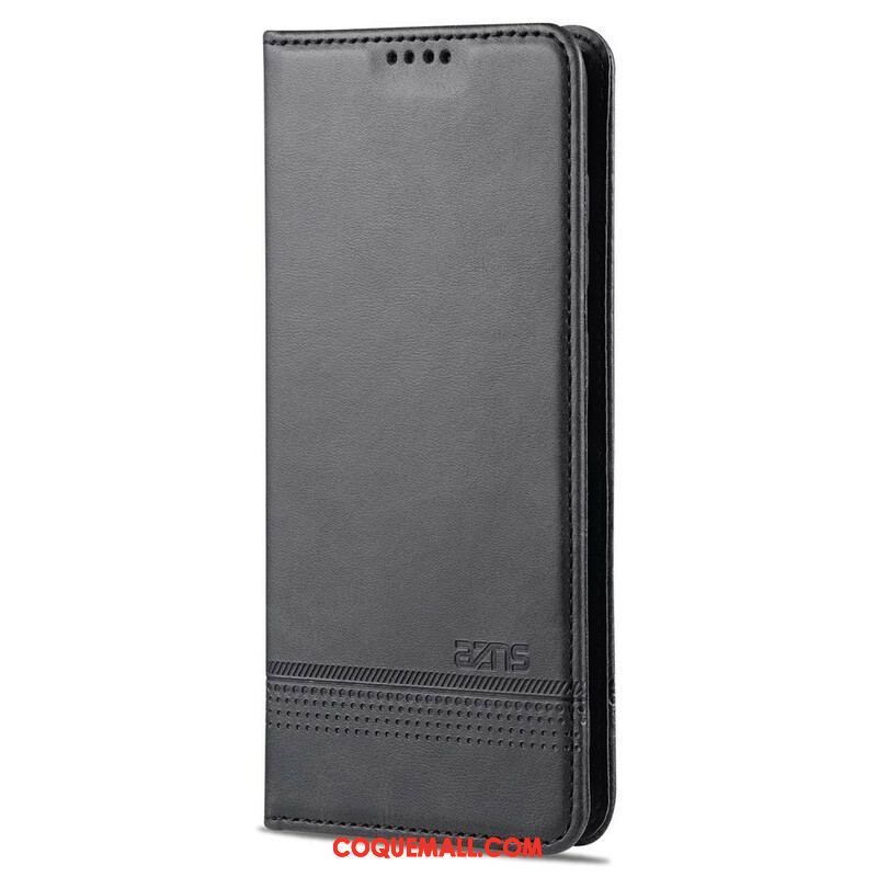 Flip Cover Samsung Galaxy S21 FE Style Cuir AZNS