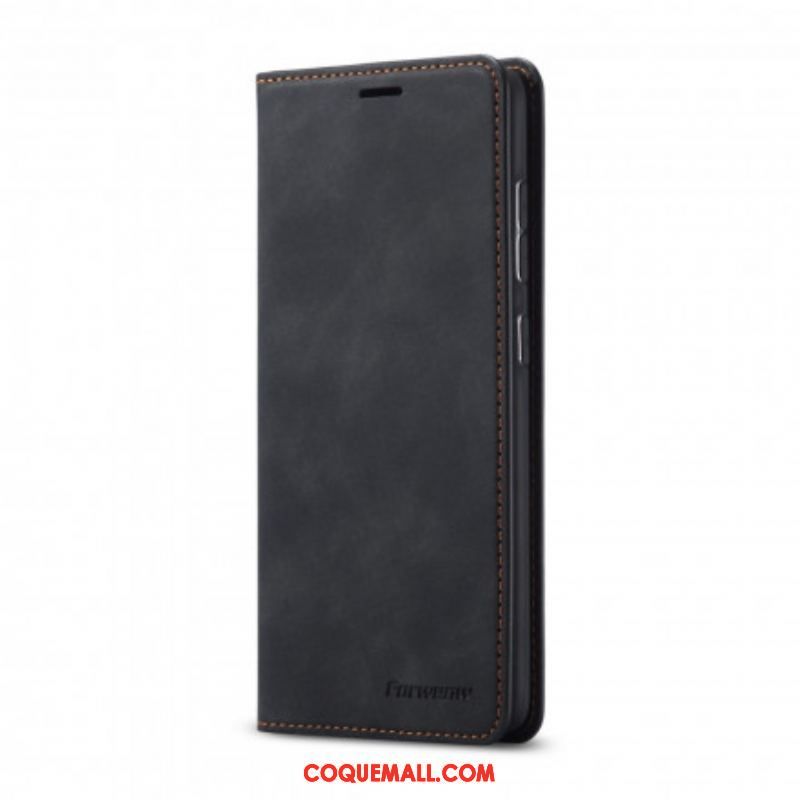 Flip Cover Samsung Galaxy S21 Plus 5G Effet Cuir FORWENW