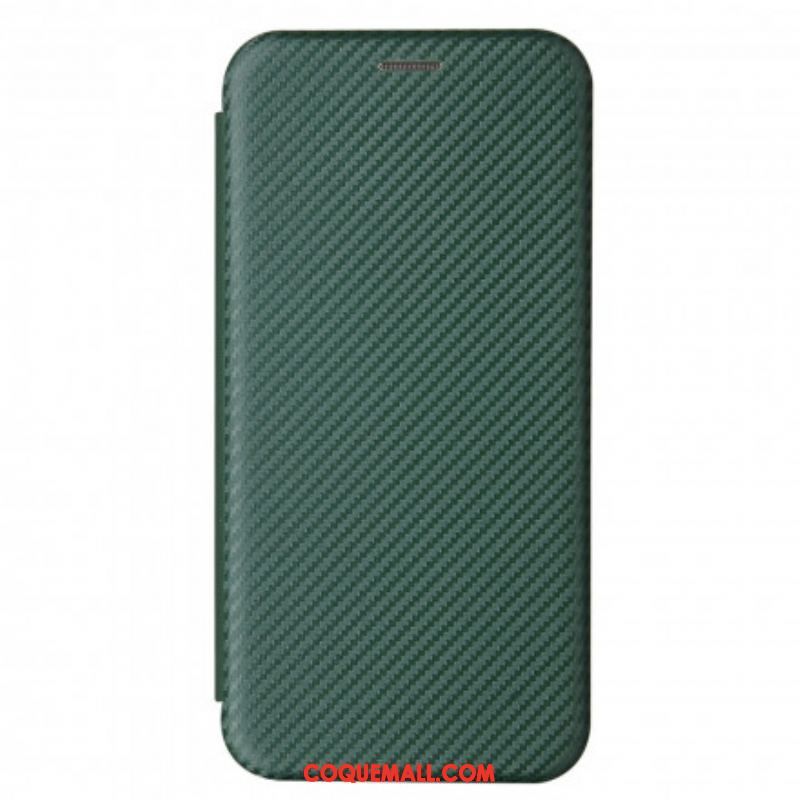 Flip Cover Samsung Galaxy S21 Plus 5G Fibre Carbone