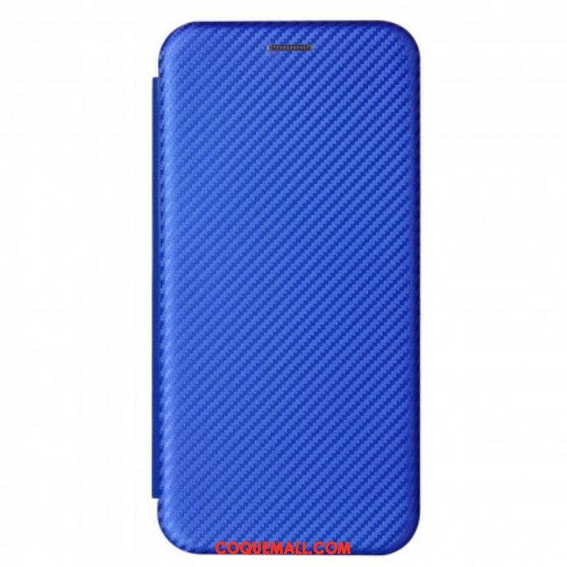 Flip Cover Samsung Galaxy S21 Plus 5G Fibre Carbone