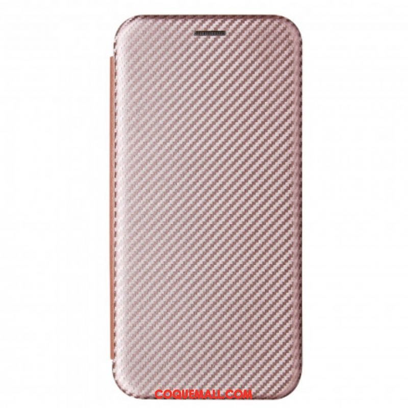 Flip Cover Samsung Galaxy S21 Plus 5G Fibre Carbone