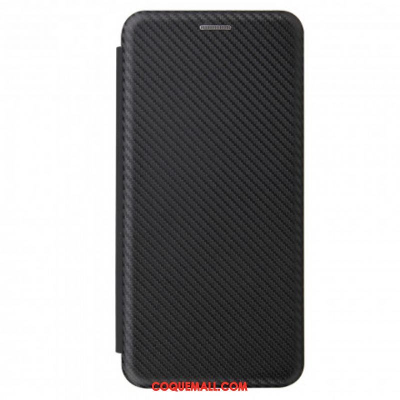 Flip Cover Samsung Galaxy S21 Ultra 5G Fibre Carbone