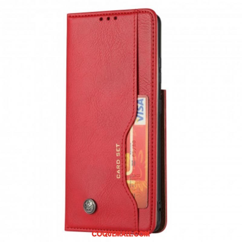 Flip Cover Samsung Galaxy S21 Ultra 5G Simili Cuir Porte-Cartes