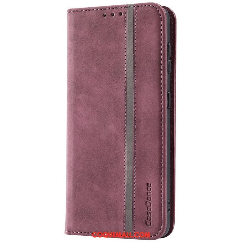 Flip Cover Samsung Galaxy S22 5G Simili Cuir CASEDANCE