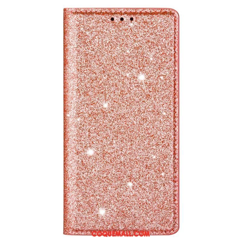 Flip Cover Samsung Galaxy S22 5G Style Paillettes