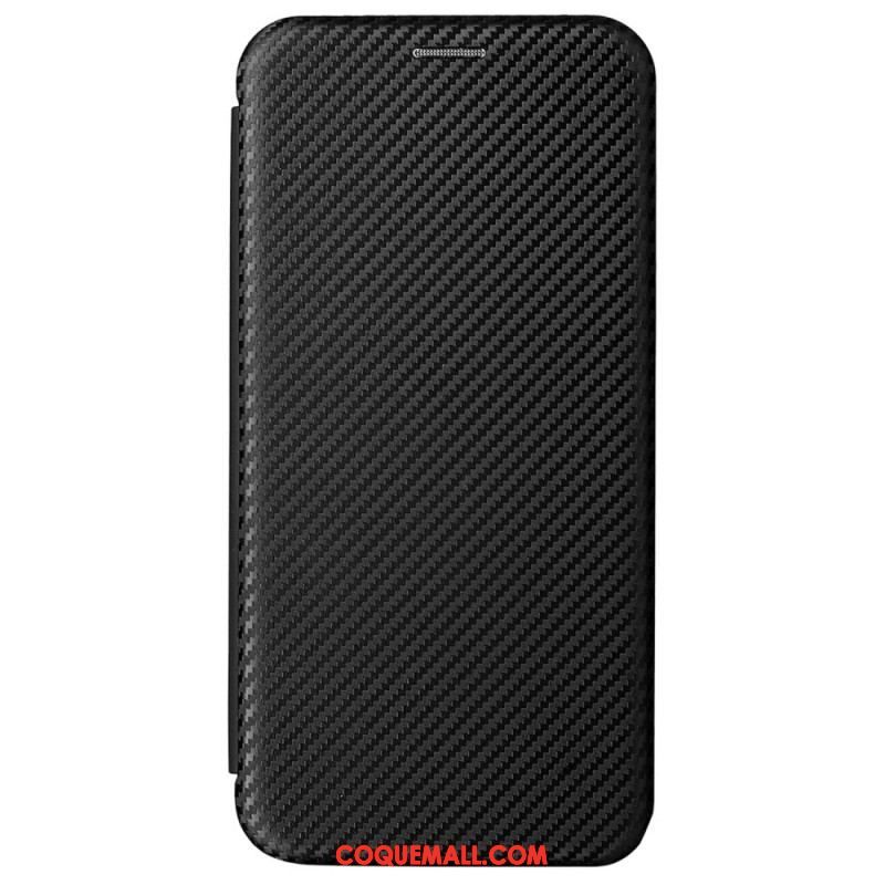 Flip Cover Samsung Galaxy S22 Plus 5G Fibre Carbone