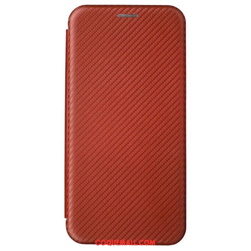 Flip Cover Samsung Galaxy S22 Plus 5G Fibre Carbone