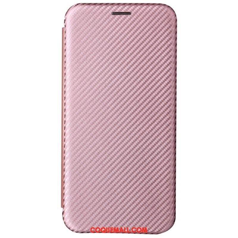 Flip Cover Samsung Galaxy S22 Plus 5G Fibre Carbone