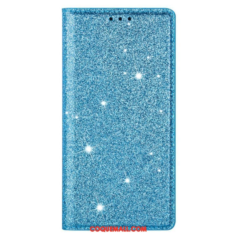 Flip Cover Samsung Galaxy S22 Ultra 5G Style Paillettes